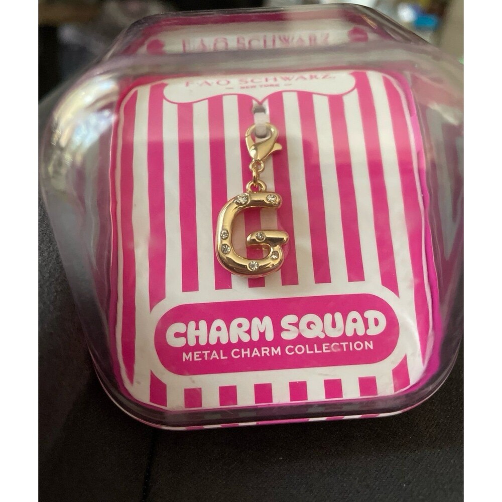 F.A.O. Schwarz Charm Squad Metal Charm Letter G